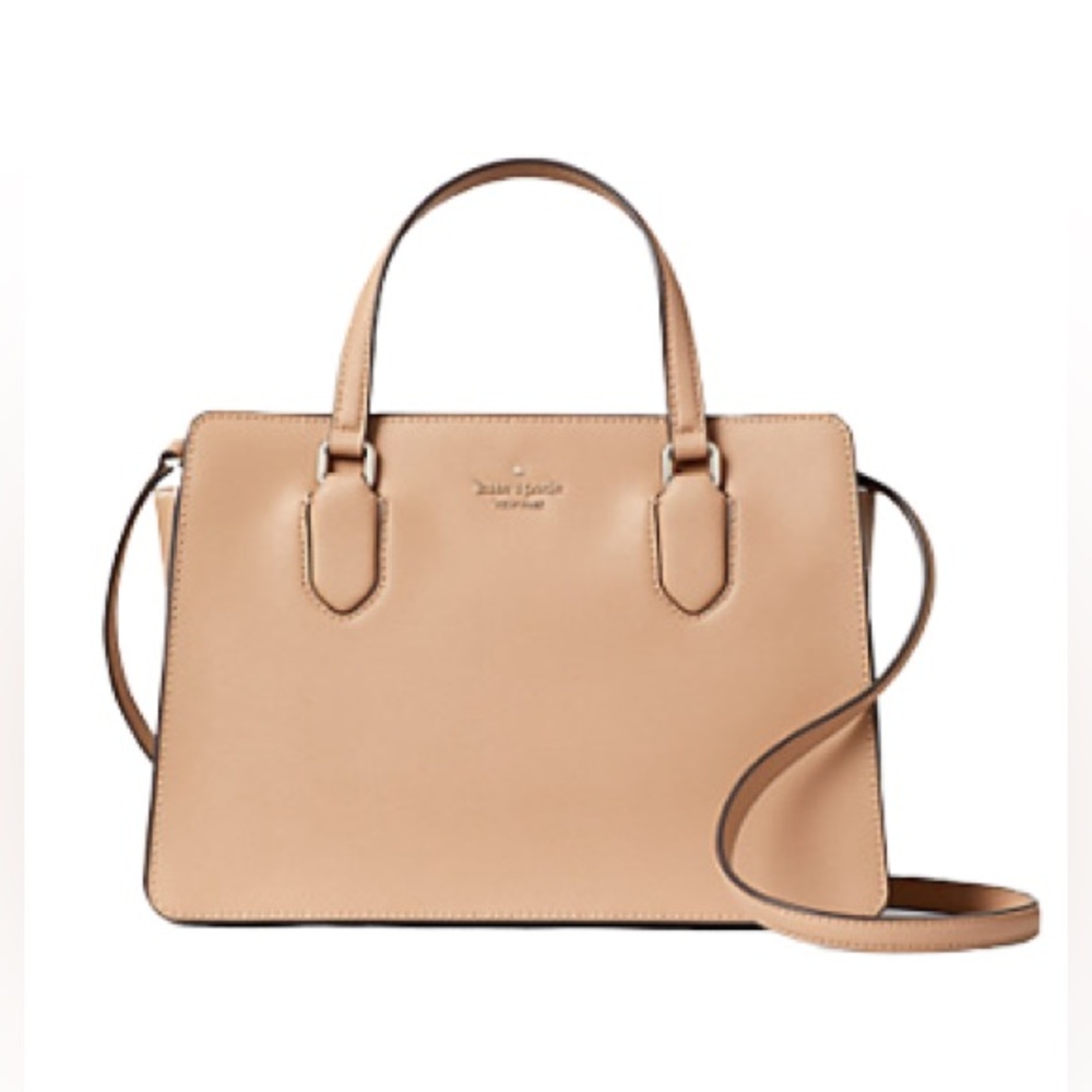 KATE SPADE LAUREL WAY REESE SATCHEL (Light Fawn)